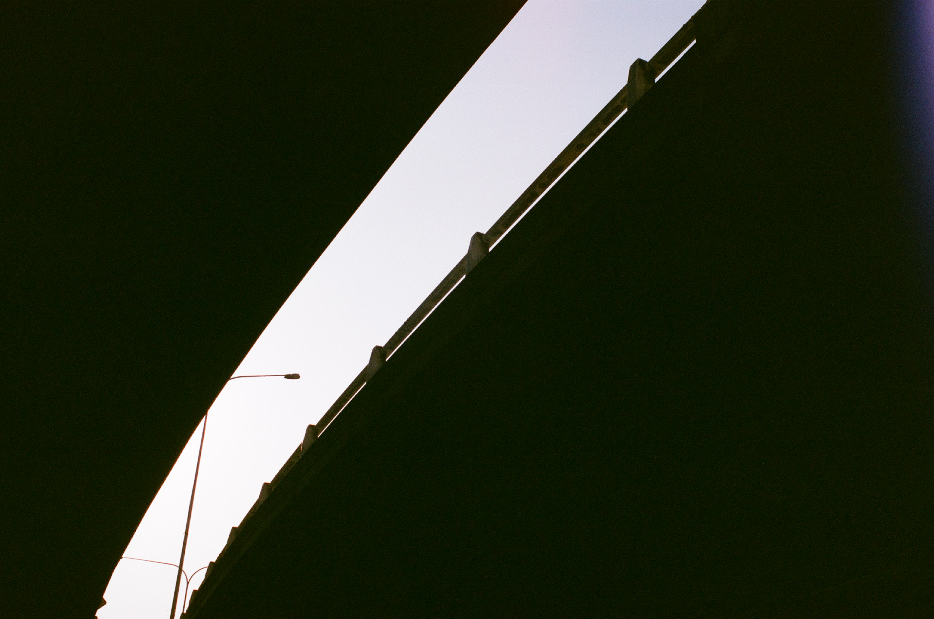 Illustrative film photograph from underpass